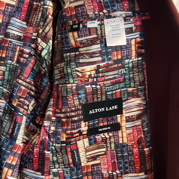 Alton Lane Mercantile Jacket Tailored Fit in Burgundy - Picture 6 of 7